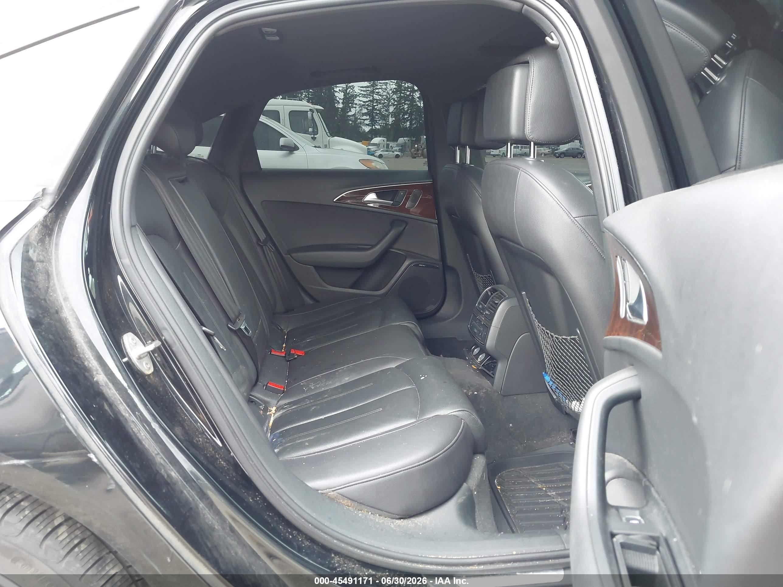 2015 Audi A6 2.0t Premium Black vin: WAUGFAFC1FN035417