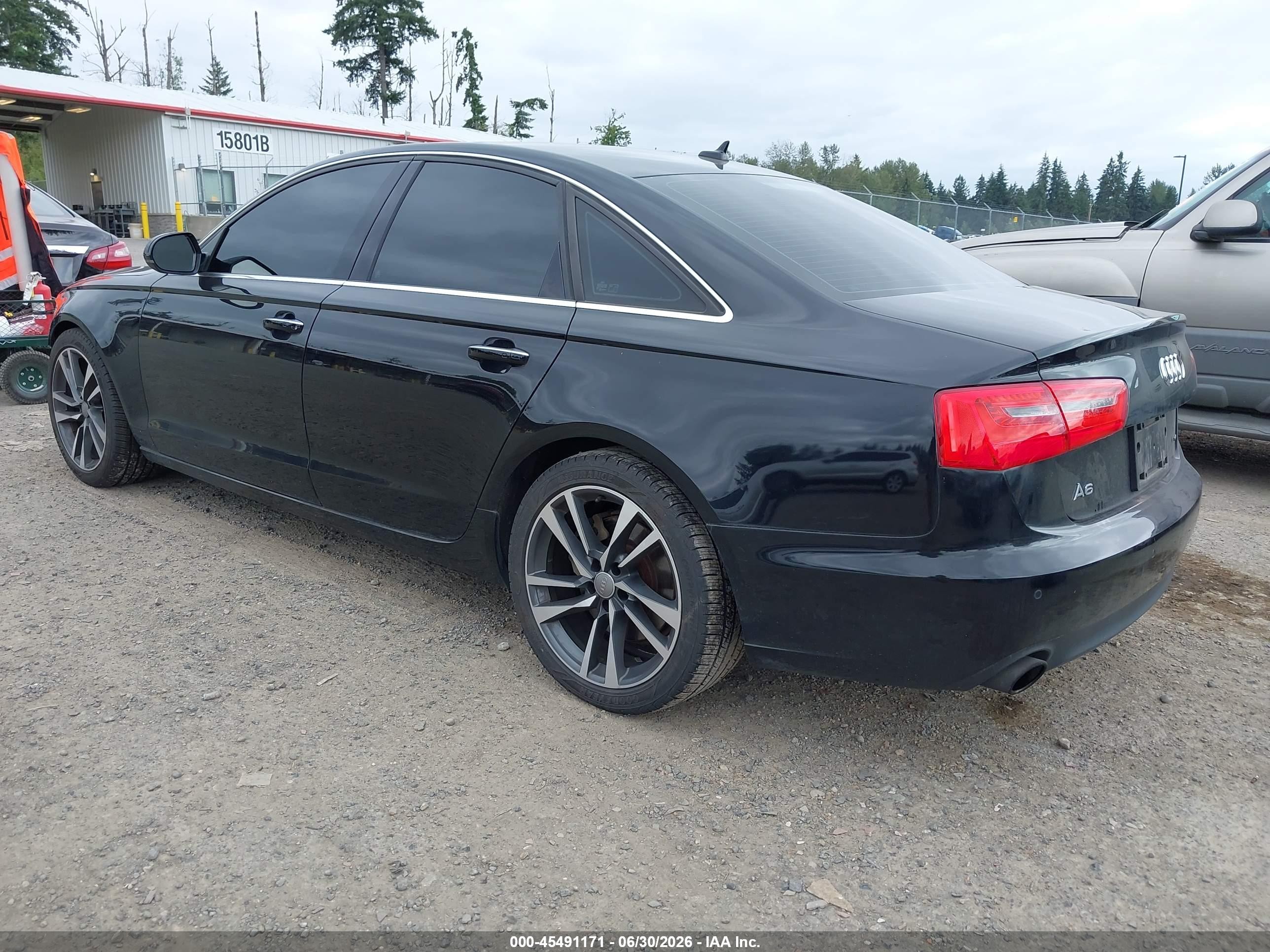 2015 Audi A6 2.0t Premium Black vin: WAUGFAFC1FN035417