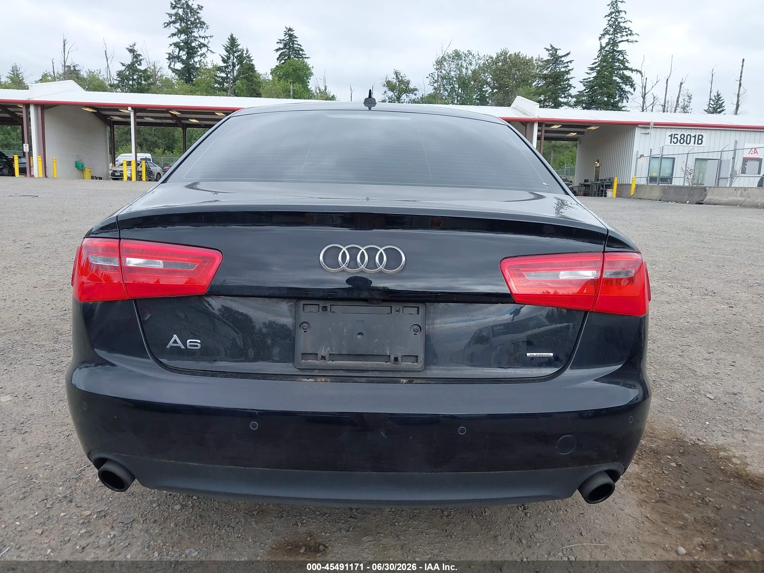 2015 Audi A6 2.0t Premium Black vin: WAUGFAFC1FN035417