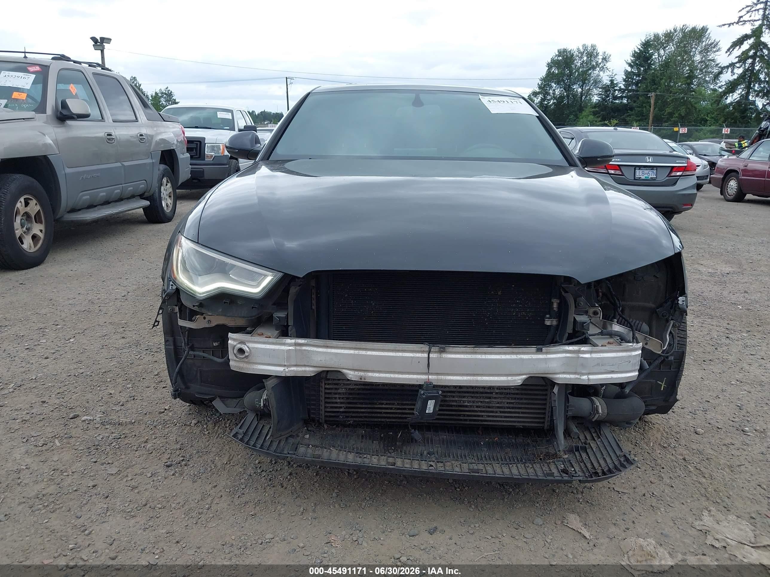 2015 Audi A6 2.0t Premium Black vin: WAUGFAFC1FN035417