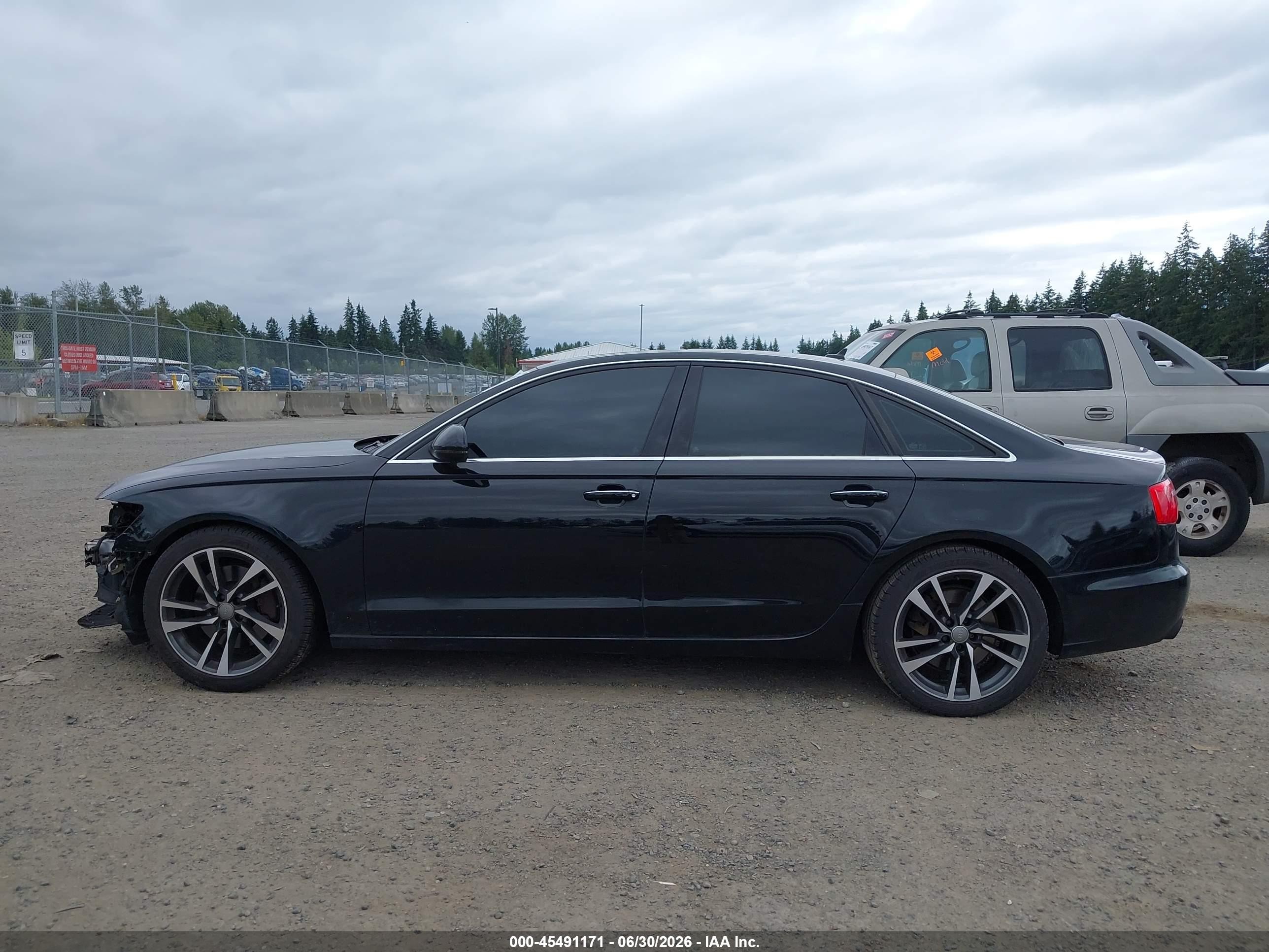 2015 Audi A6 2.0t Premium Black vin: WAUGFAFC1FN035417
