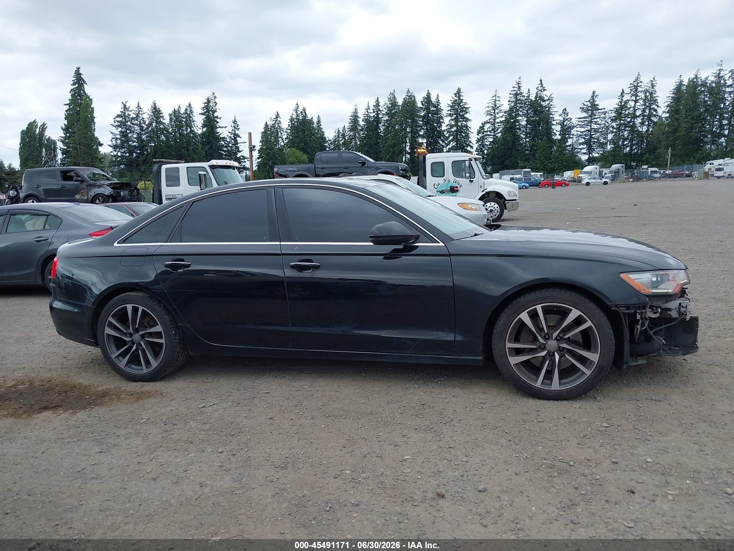 2015 Audi A6 2.0t Premium Black vin: WAUGFAFC1FN035417