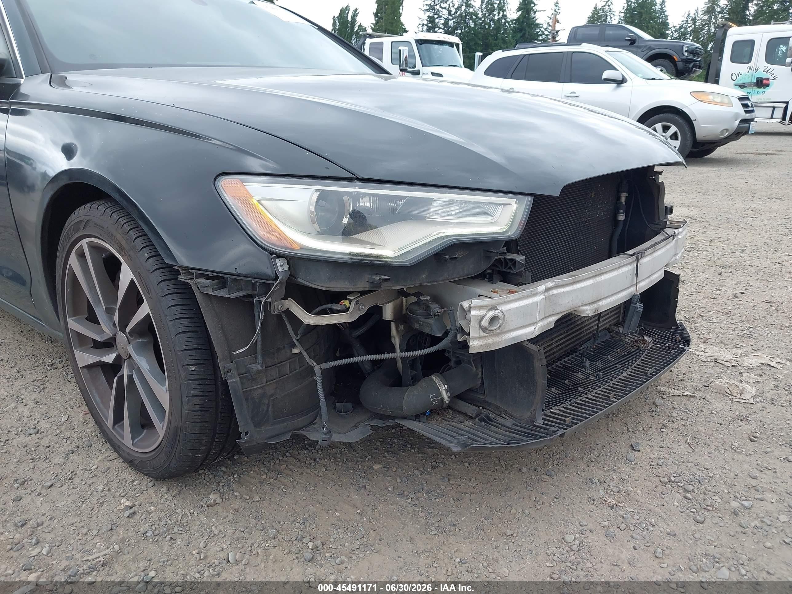 2015 Audi A6 2.0t Premium Black vin: WAUGFAFC1FN035417