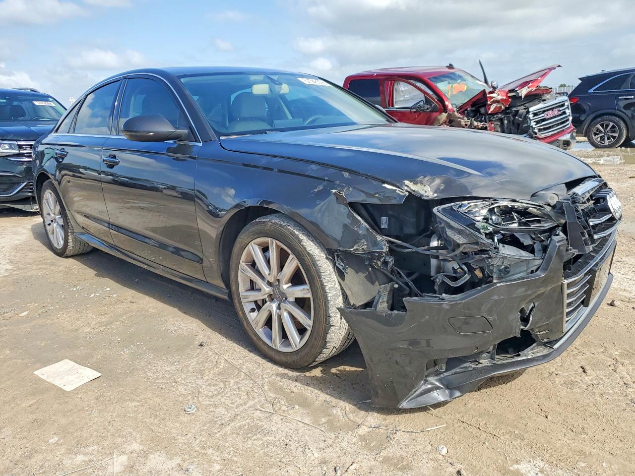 2016 Audi A6 Premium Plus Угольный vin: WAUGFAFC1GN012091