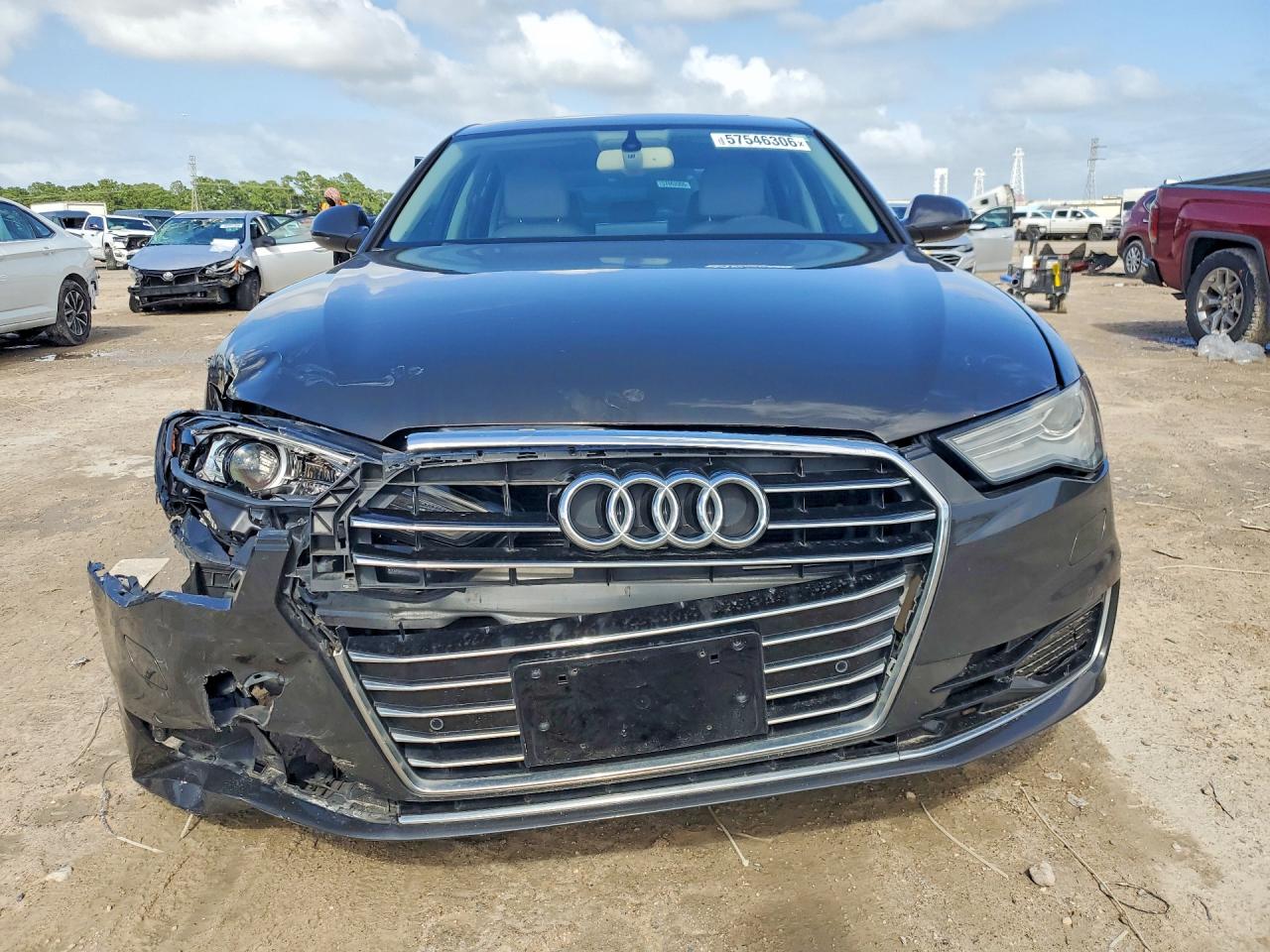 2016 Audi A6 Premium Plus Угольный vin: WAUGFAFC1GN012091