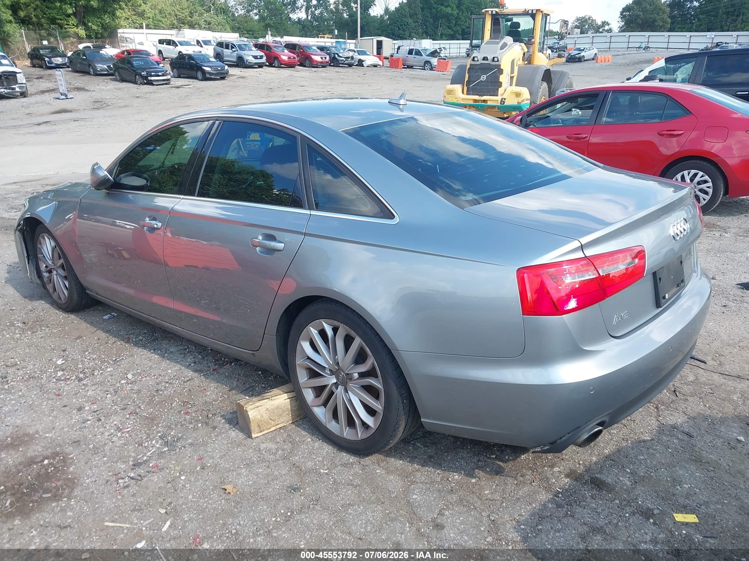 2013 Audi A6 2.0t Premium Silver vin: WAUGFAFC2DN010653