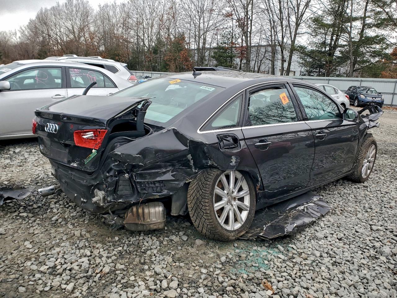 2013 Audi A6 Premium Plus Gray vin: WAUGFAFC2DN048464