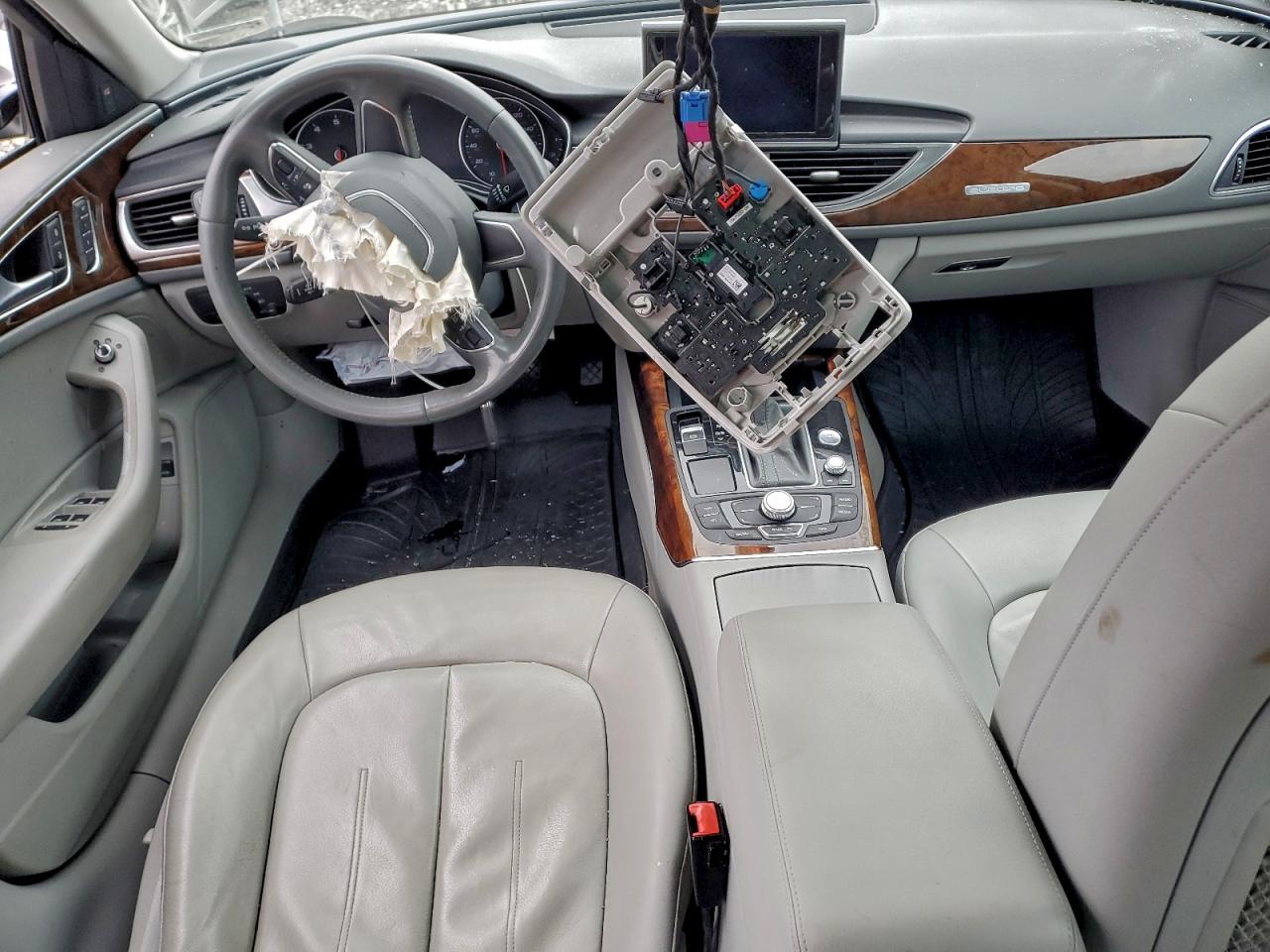 2013 Audi A6 Premium Plus Gray vin: WAUGFAFC2DN048464
