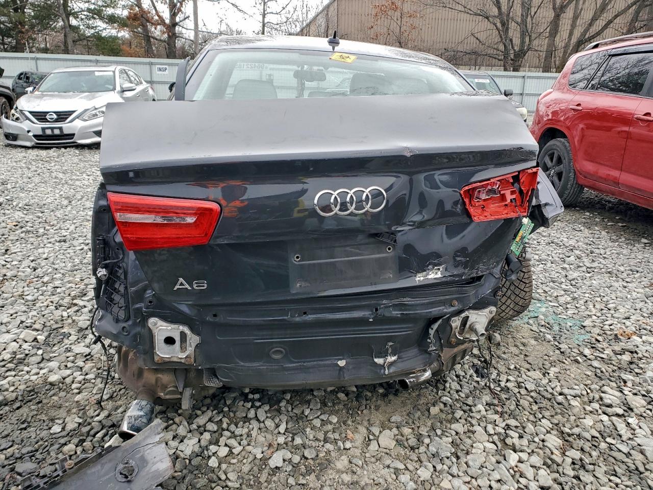 2013 Audi A6 Premium Plus Gray vin: WAUGFAFC2DN048464