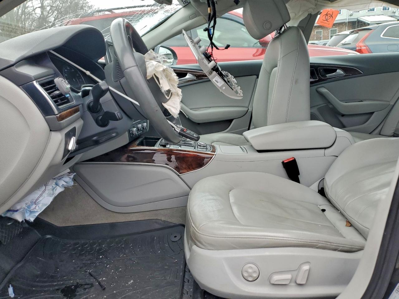 2013 Audi A6 Premium Plus Gray vin: WAUGFAFC2DN048464