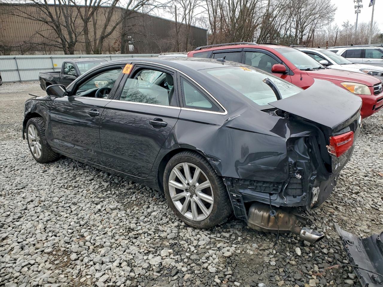 2013 Audi A6 Premium Plus Gray vin: WAUGFAFC2DN048464