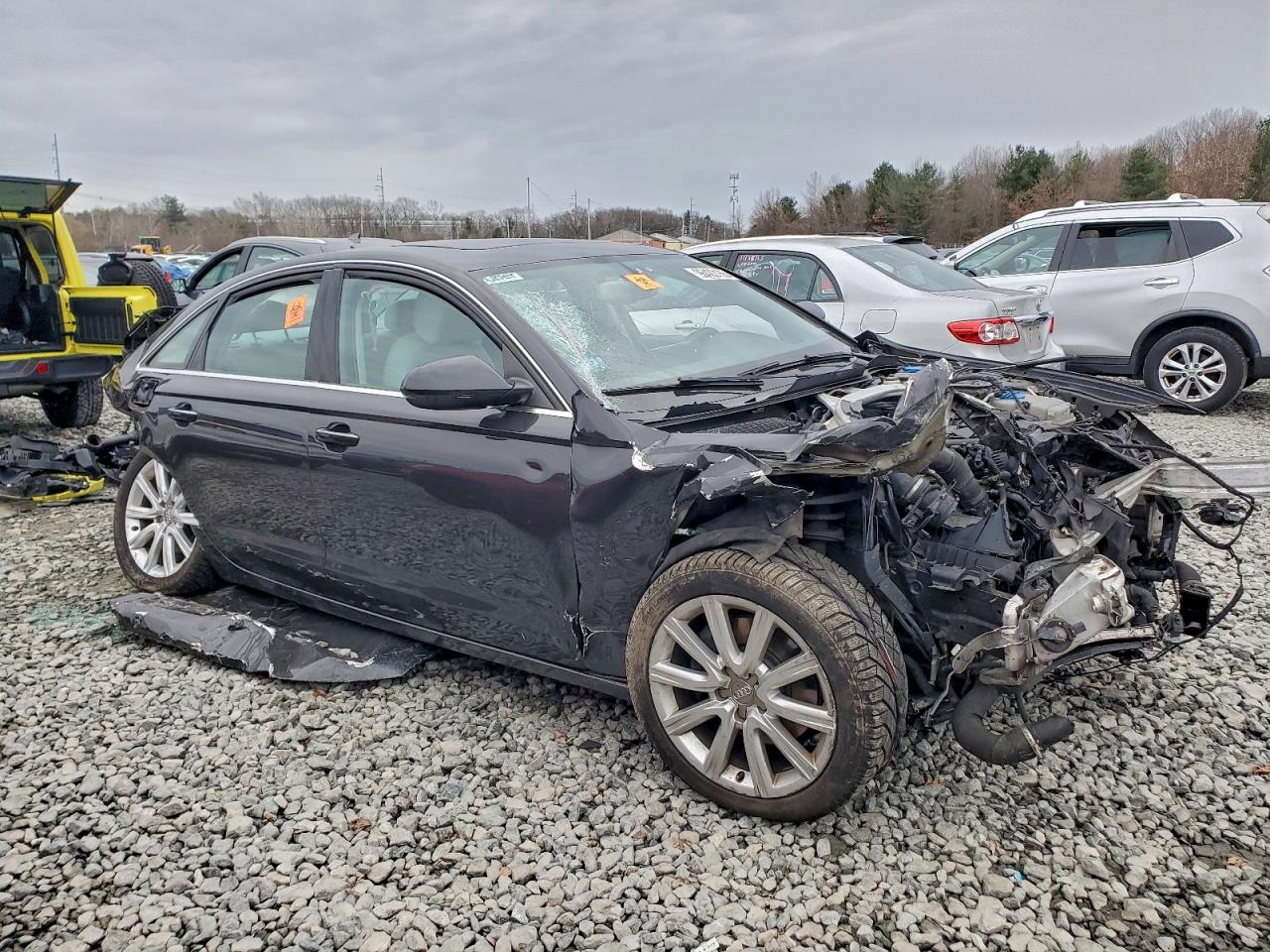 2013 Audi A6 Premium Plus Gray vin: WAUGFAFC2DN048464
