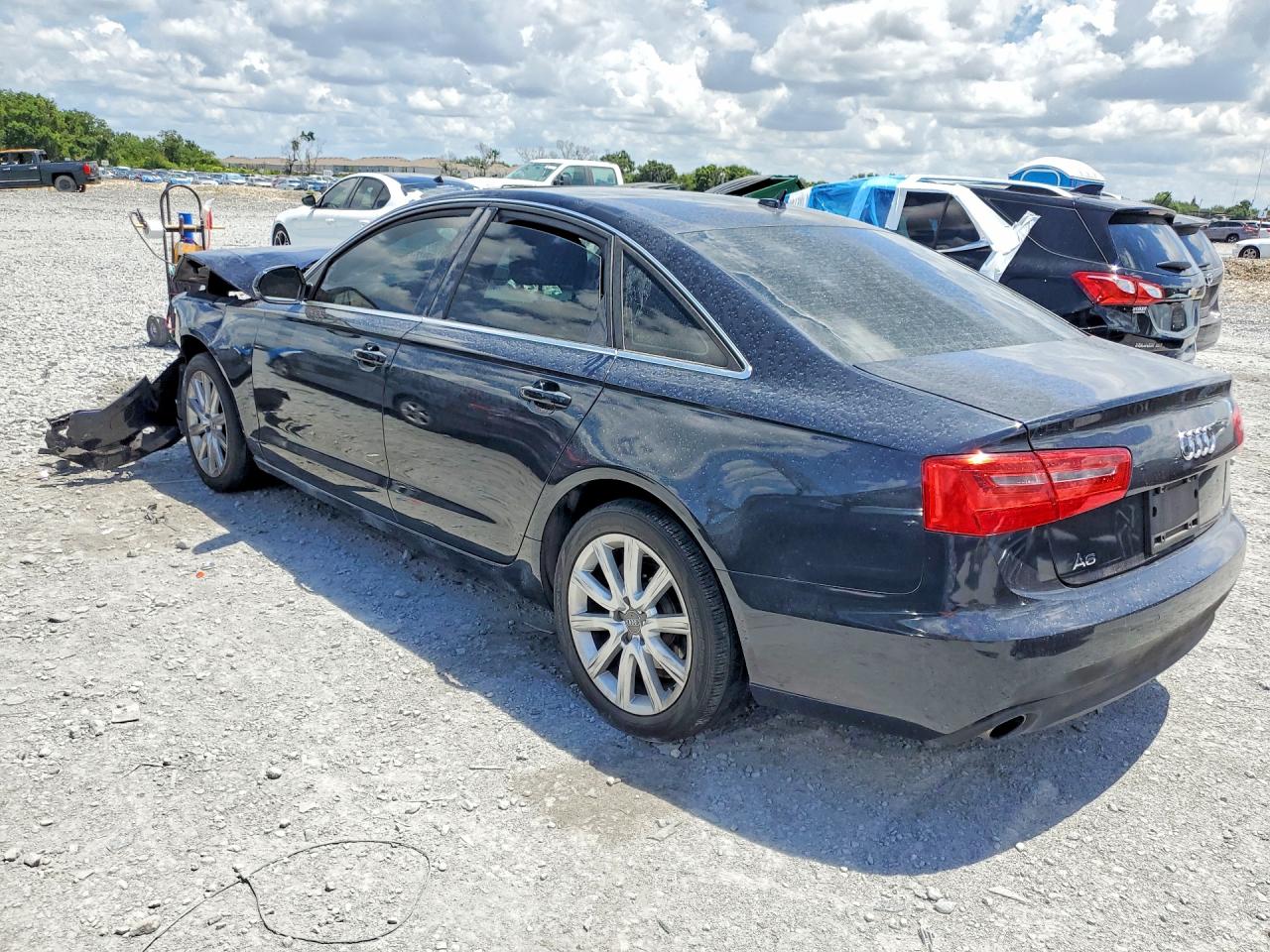 2013 Audi A6 Premium Plus Black vin: WAUGFAFC2DN074353