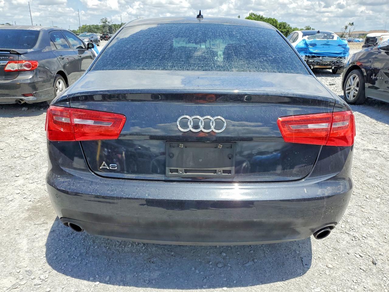 2013 Audi A6 Premium Plus Black vin: WAUGFAFC2DN074353