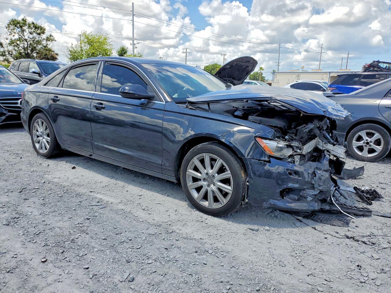 2013 Audi A6 Premium Plus Black vin: WAUGFAFC2DN074353