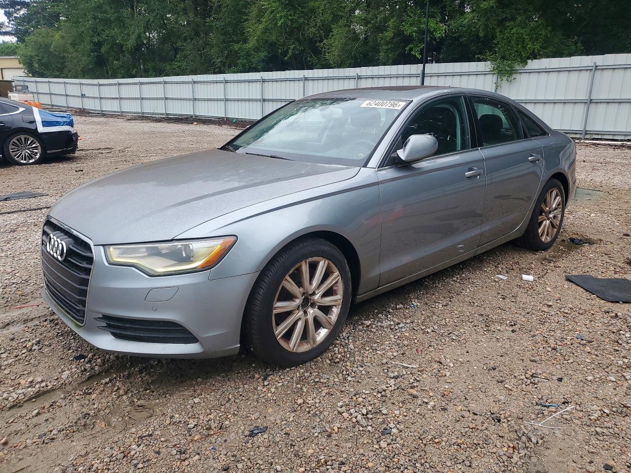 2013 Audi A6 Premium Plus Серебряный vin: WAUGFAFC2DN082808