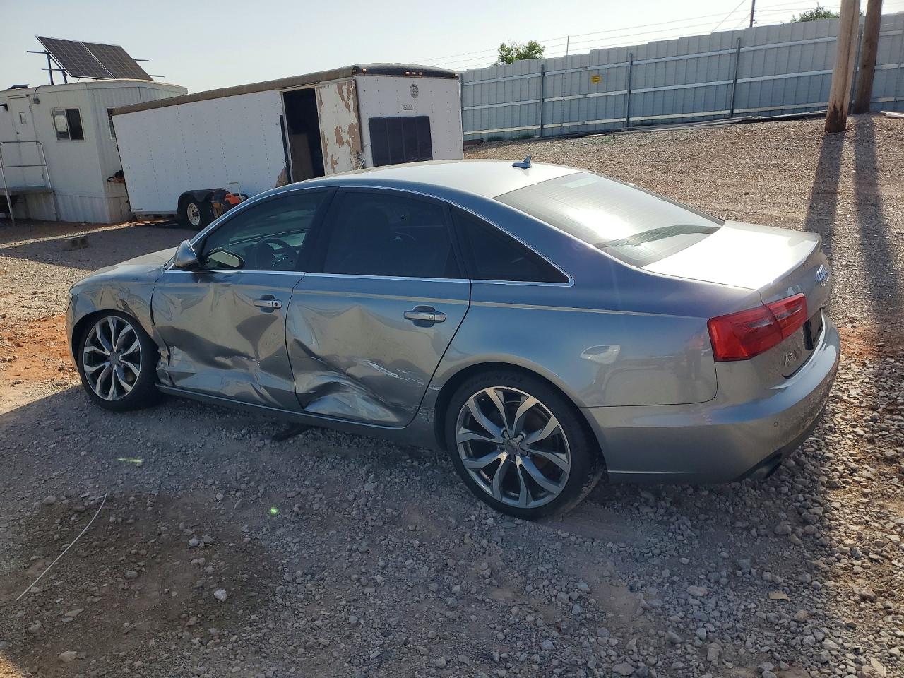 2013 Audi A6 Premium Plus Silver vin: WAUGFAFC2DN088303