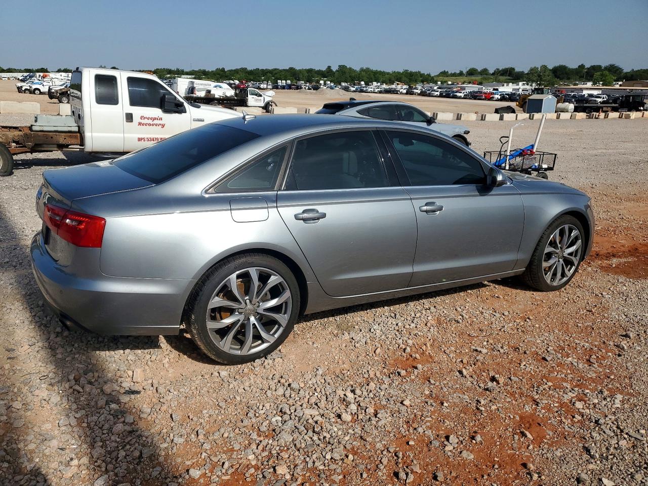 2013 Audi A6 Premium Plus Silver vin: WAUGFAFC2DN088303