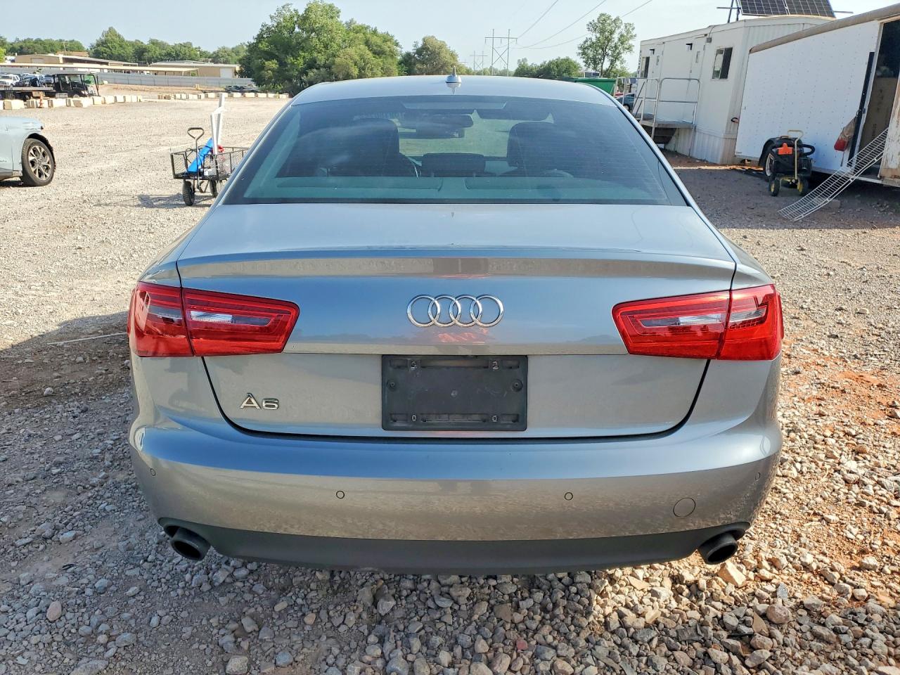 2013 Audi A6 Premium Plus Silver vin: WAUGFAFC2DN088303