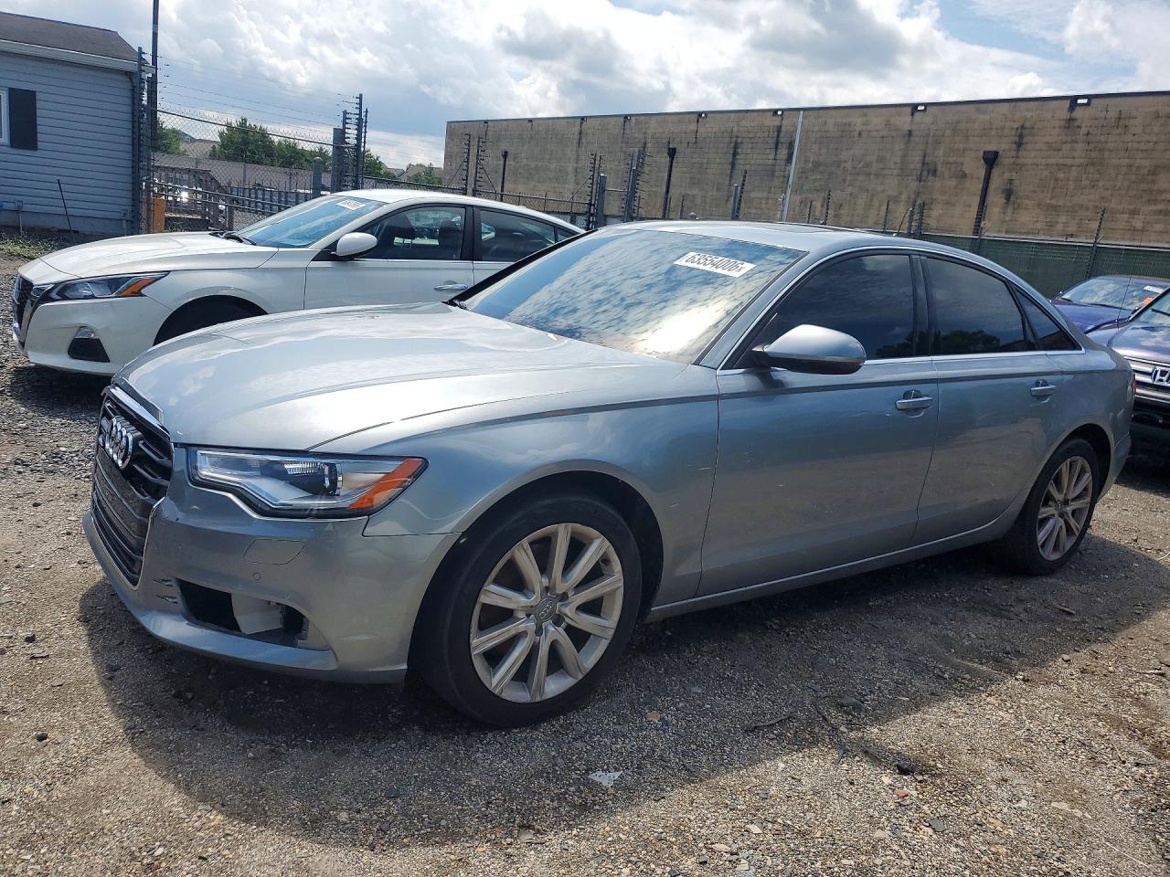 2013 Audi A6 Premium Plus Silver vin: WAUGFAFC2DN142375