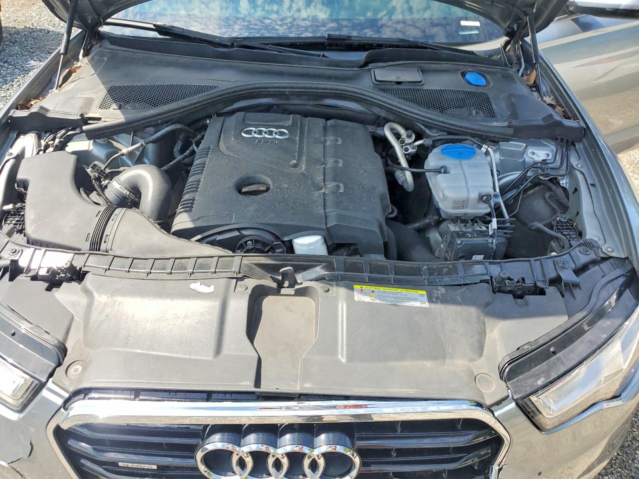 2013 Audi A6 Premium Plus Silver vin: WAUGFAFC2DN142375