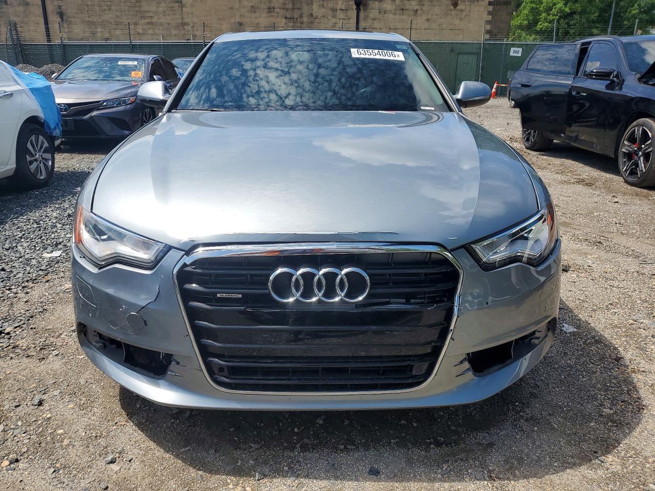 2013 Audi A6 Premium Plus Silver vin: WAUGFAFC2DN142375