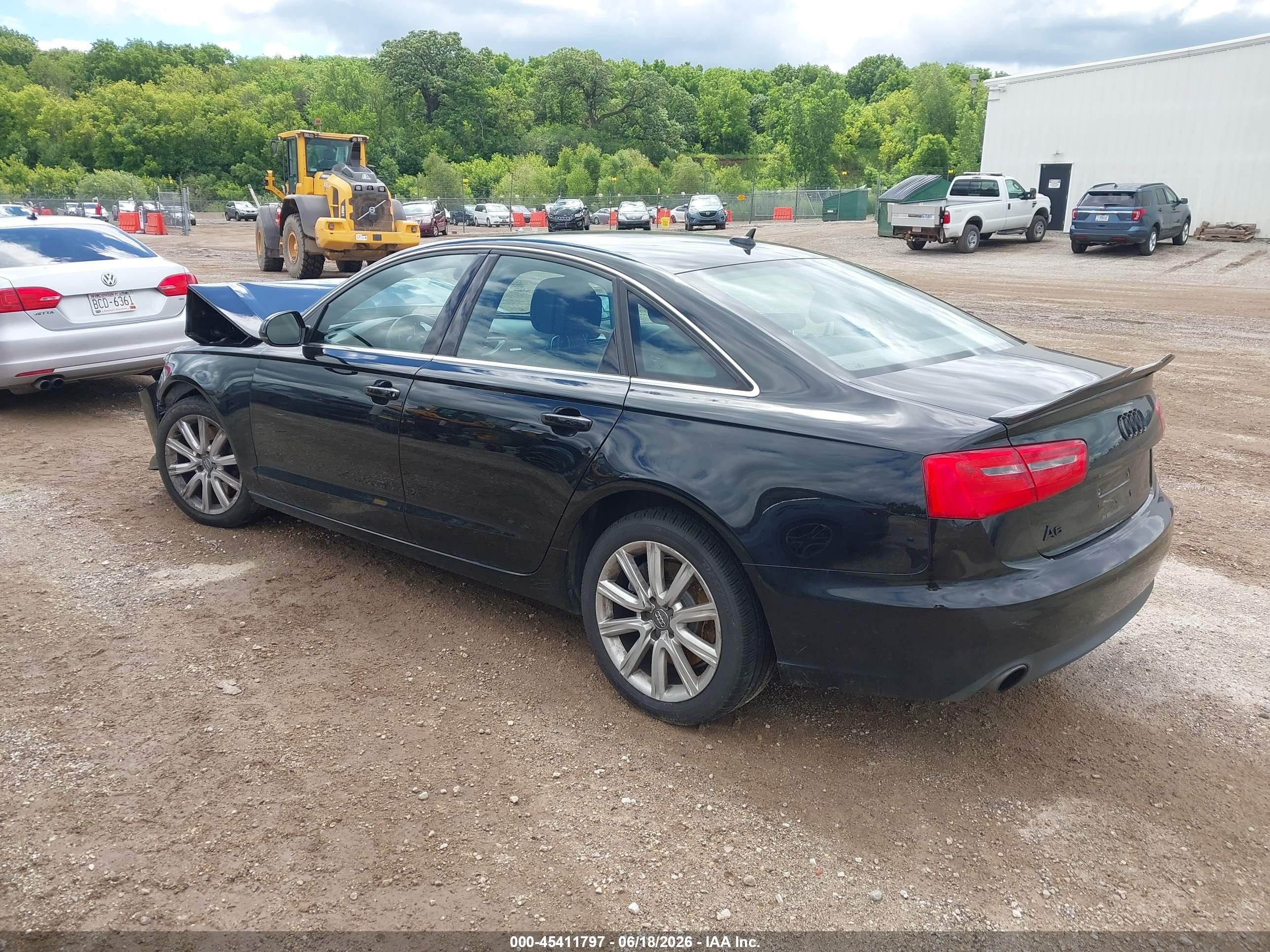 2014 Audi A6 2.0t Premium Black vin: WAUGFAFC2EN012713