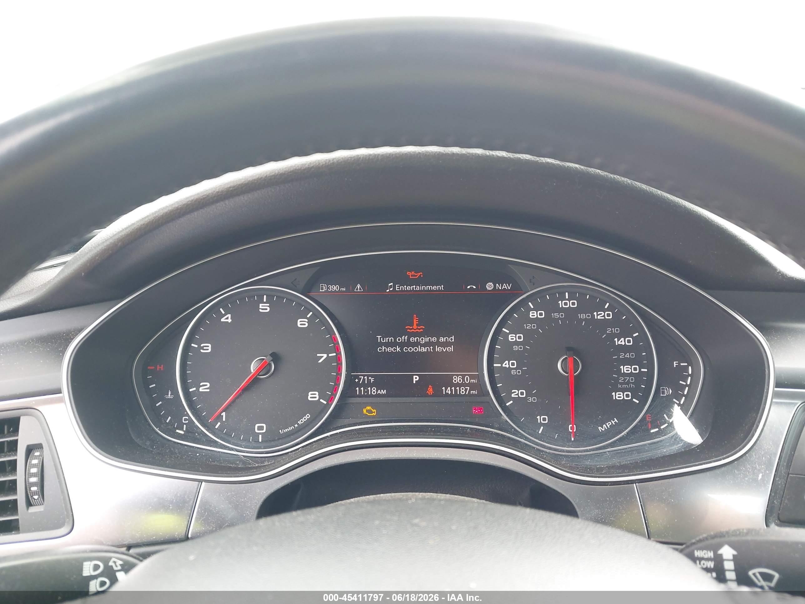 2014 Audi A6 2.0t Premium Black vin: WAUGFAFC2EN012713