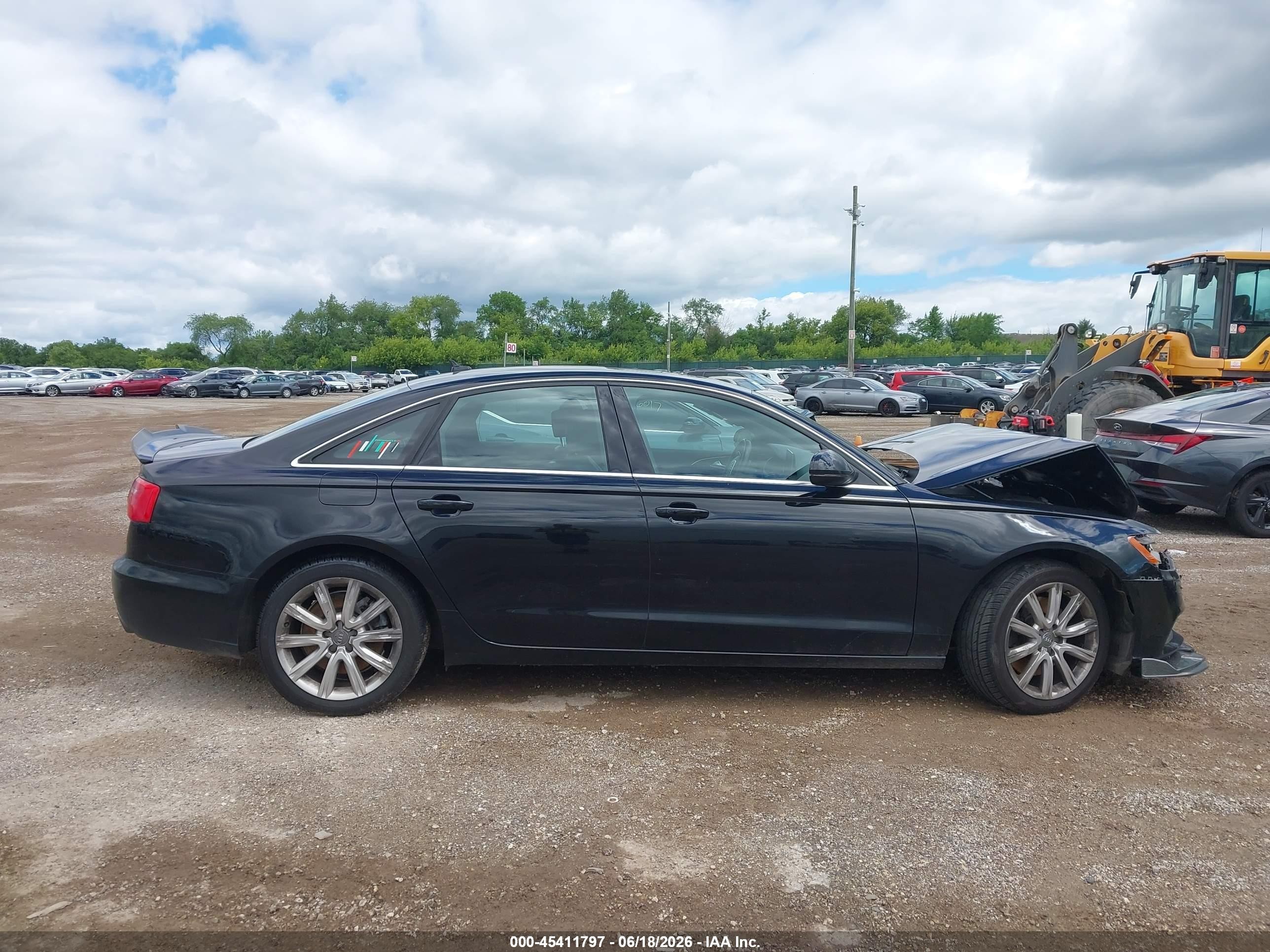 2014 Audi A6 2.0t Premium Black vin: WAUGFAFC2EN012713