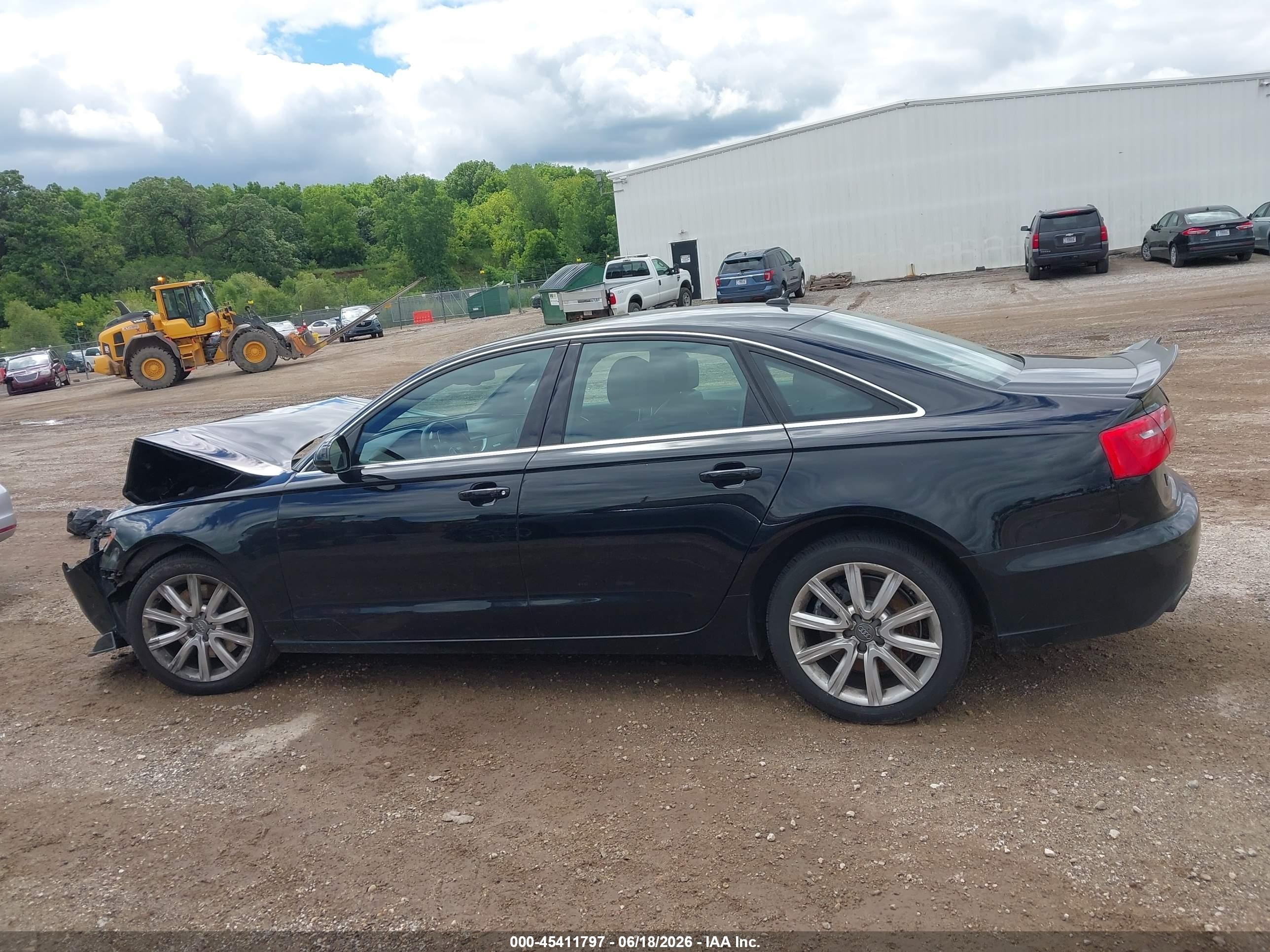 2014 Audi A6 2.0t Premium Black vin: WAUGFAFC2EN012713