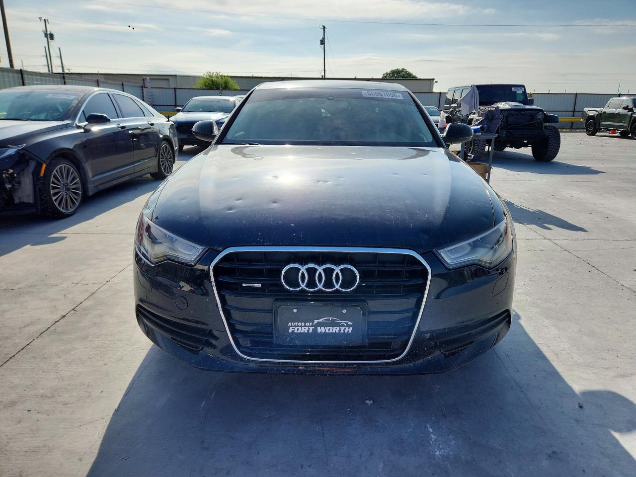 2014 Audi A6 Черный vin: WAUGFAFC2EN088643