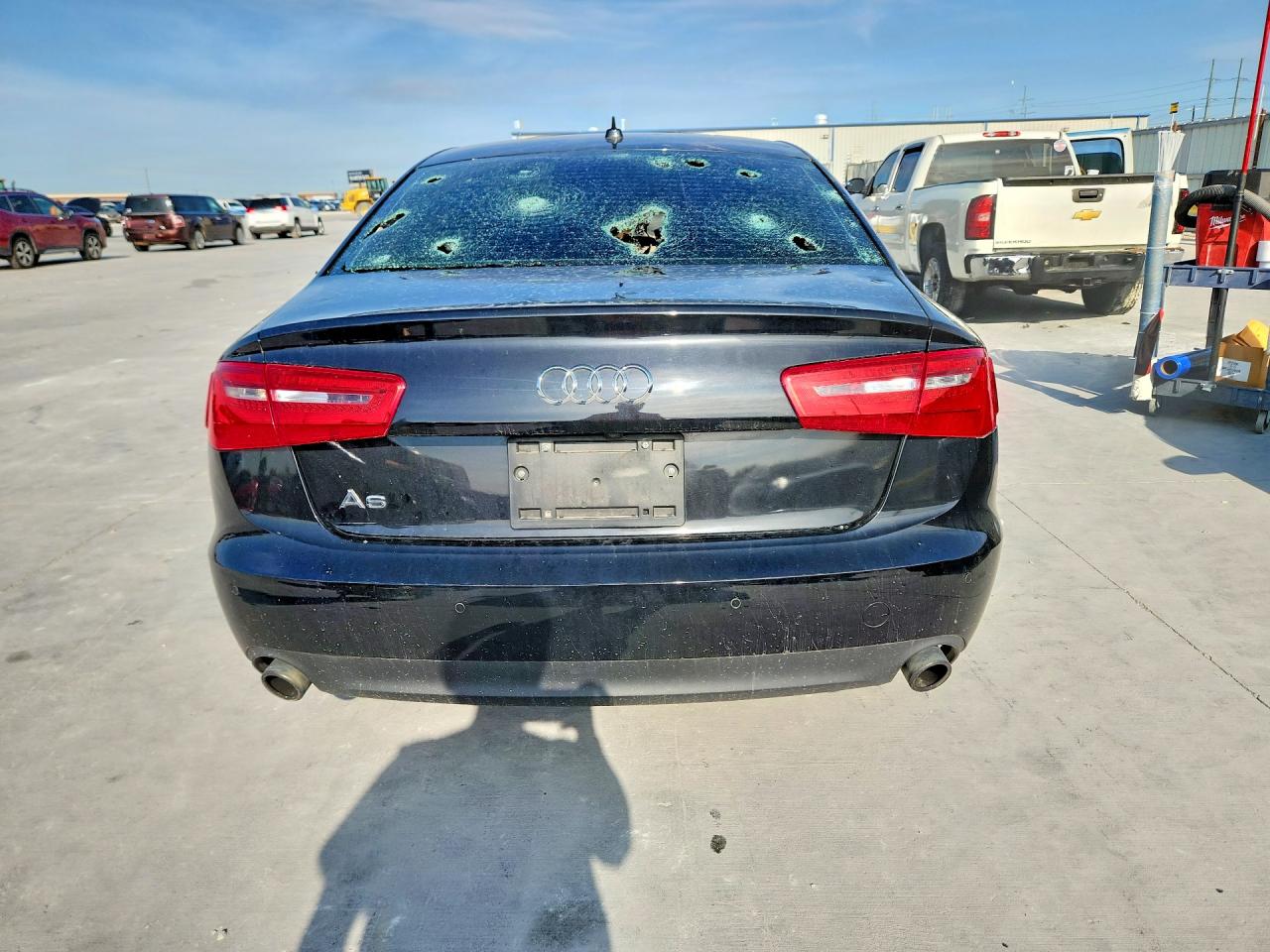 2014 Audi A6 Черный vin: WAUGFAFC2EN088643