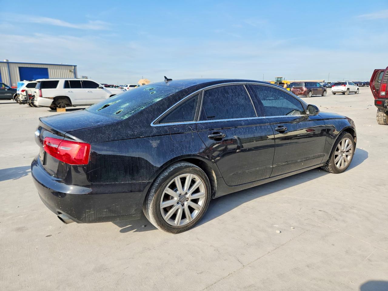 2014 Audi A6 Черный vin: WAUGFAFC2EN088643