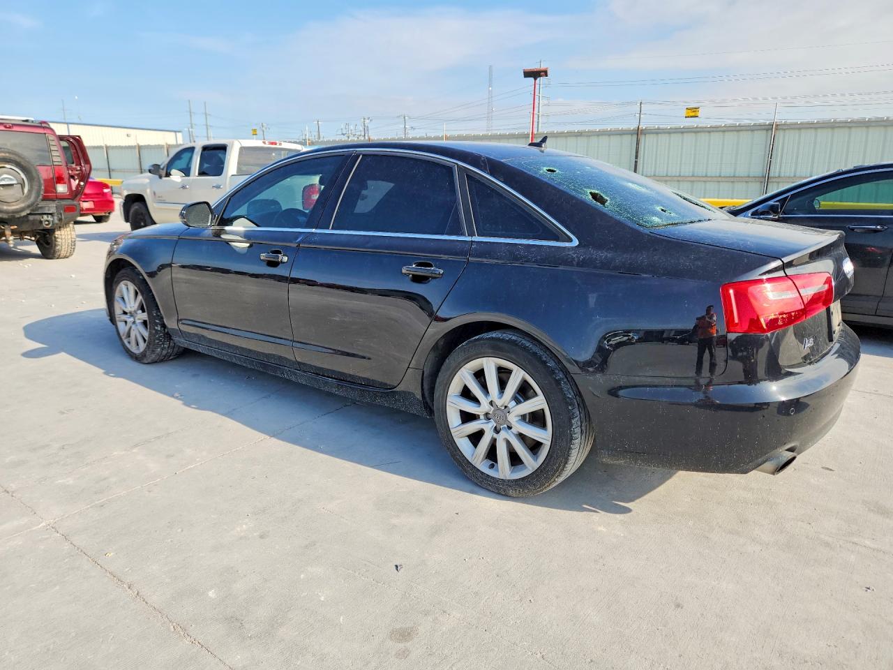 2014 Audi A6 Черный vin: WAUGFAFC2EN088643