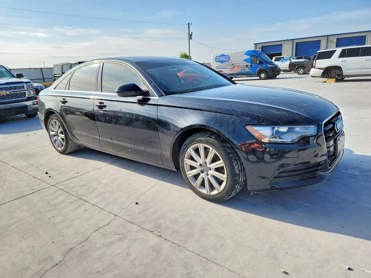 2014 Audi A6 Черный vin: WAUGFAFC2EN088643