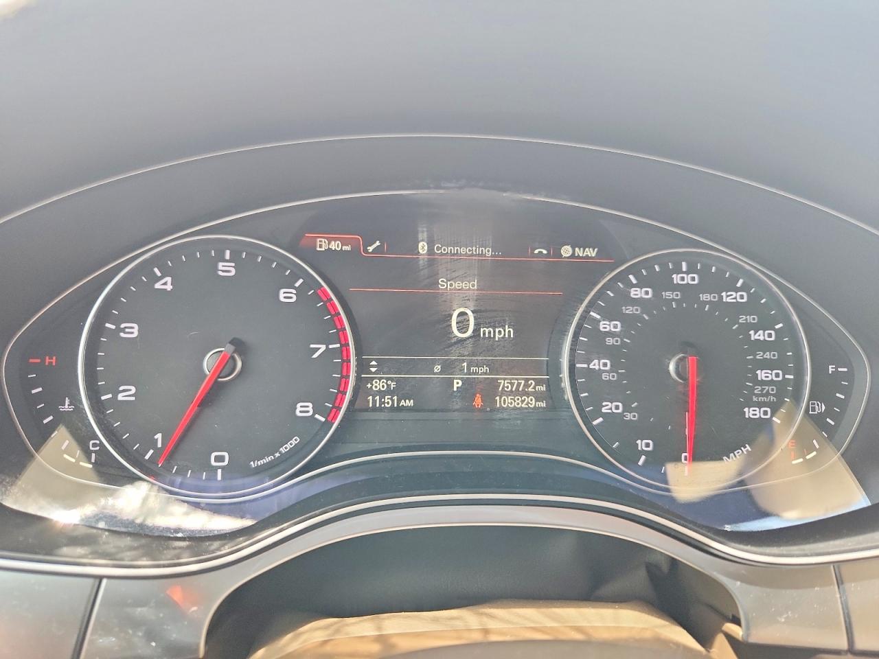 2014 Audi A6 Черный vin: WAUGFAFC2EN088643