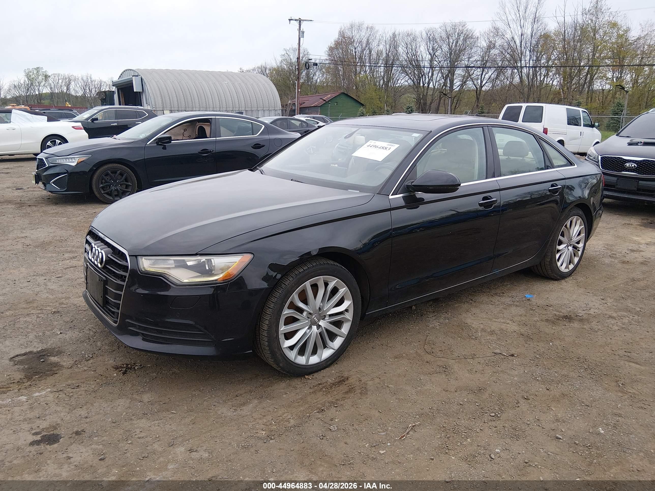 2014 Audi A6 2.0t Premium Black vin: WAUGFAFC2EN094684