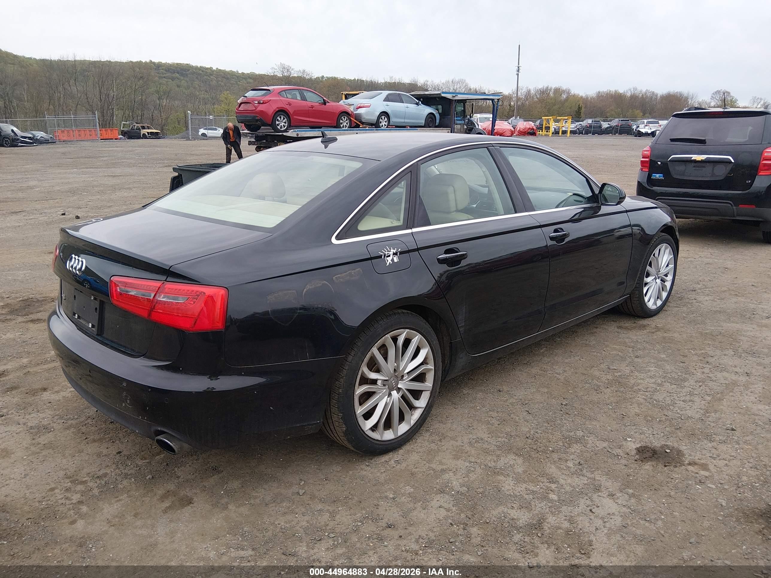 2014 Audi A6 2.0t Premium Black vin: WAUGFAFC2EN094684