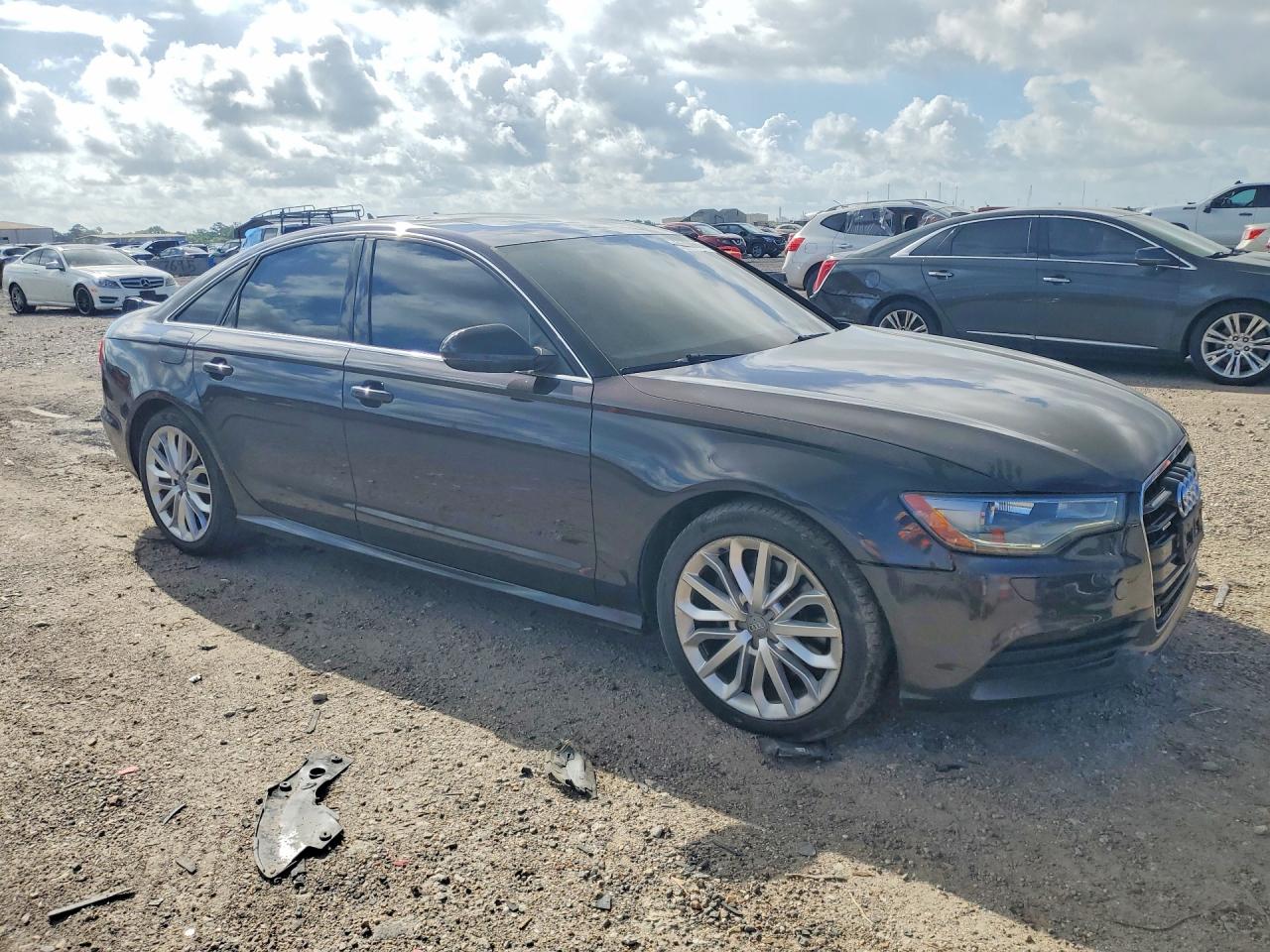 2014 Audi A6 Premium Plus Black vin: WAUGFAFC2EN111452