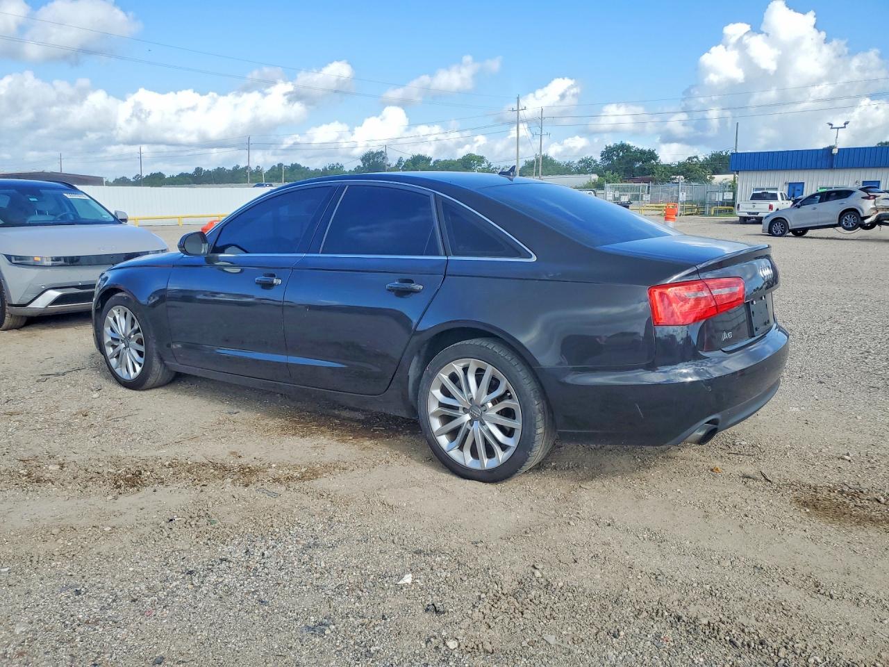 2014 Audi A6 Premium Plus Black vin: WAUGFAFC2EN111452