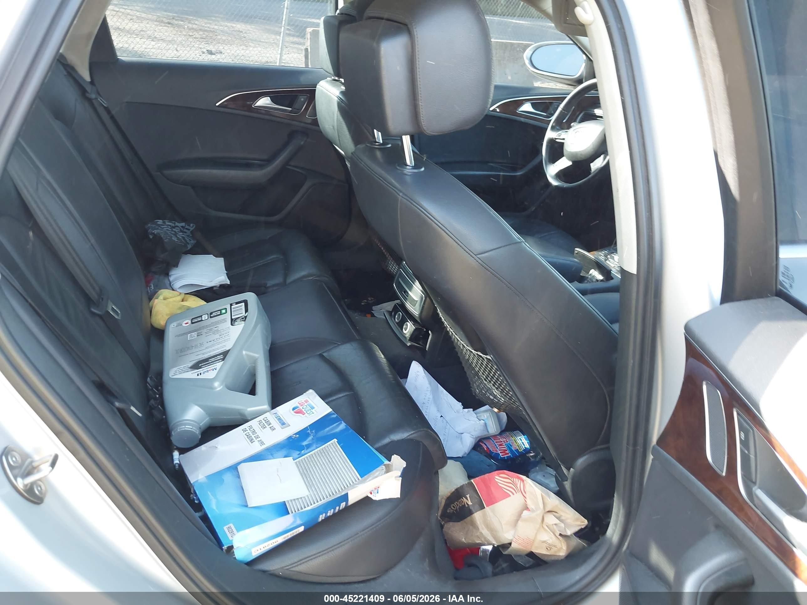 2014 Audi A6 2.0t Premium Серый vin: WAUGFAFC2EN158738