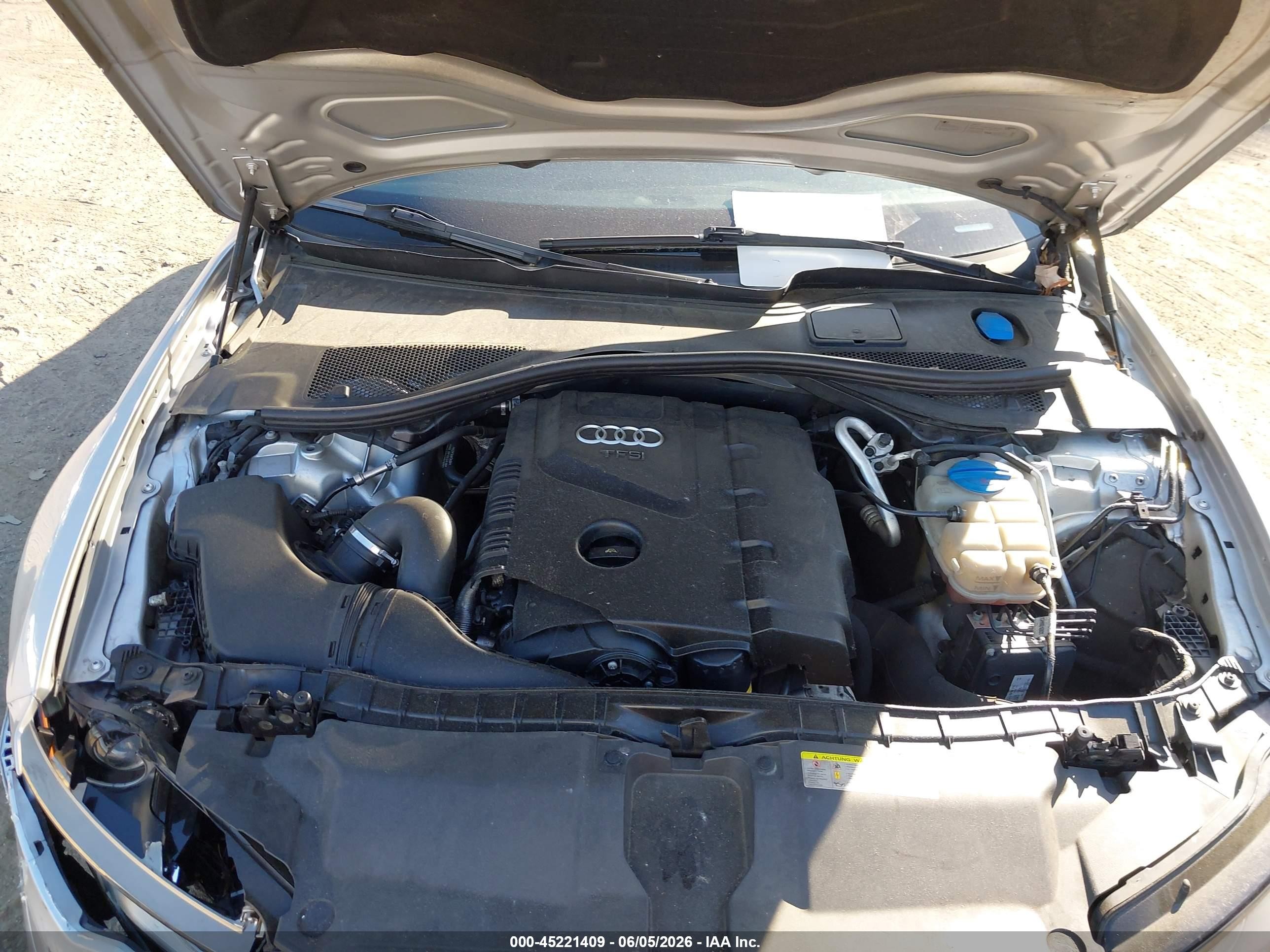 2014 Audi A6 2.0t Premium Серый vin: WAUGFAFC2EN158738