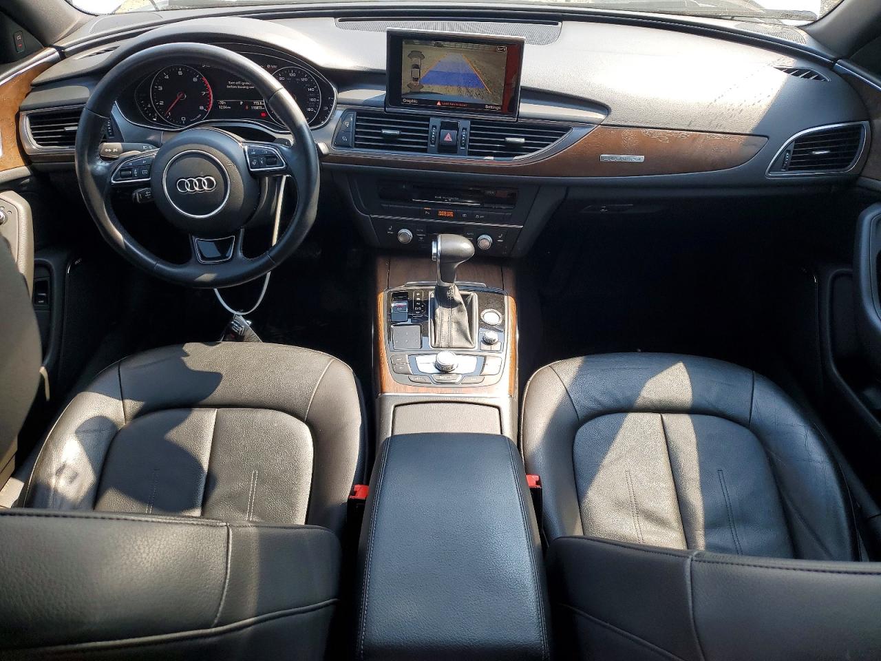 2015 Audi A6 Premium Plus White vin: WAUGFAFC2FN016956
