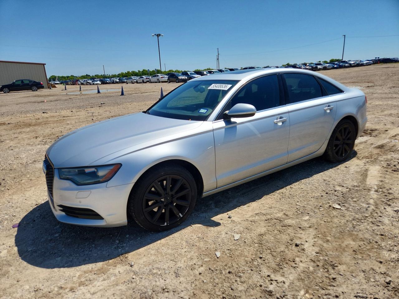 2013 Audi A6 Silver vin: WAUGFAFC3DN005607