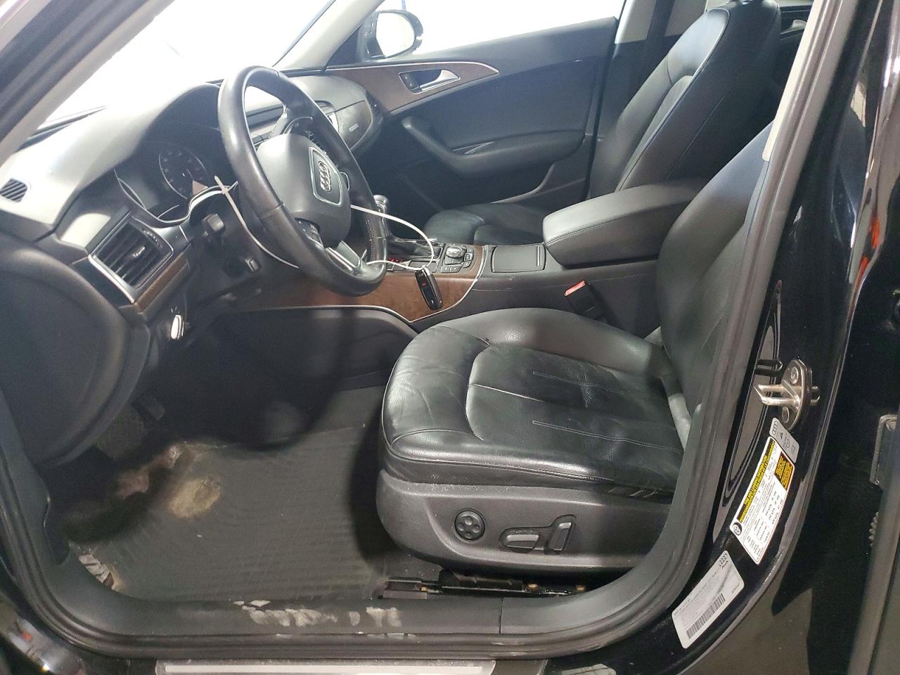 2013 Audi A6 Premium Plus Black vin: WAUGFAFC3DN034511