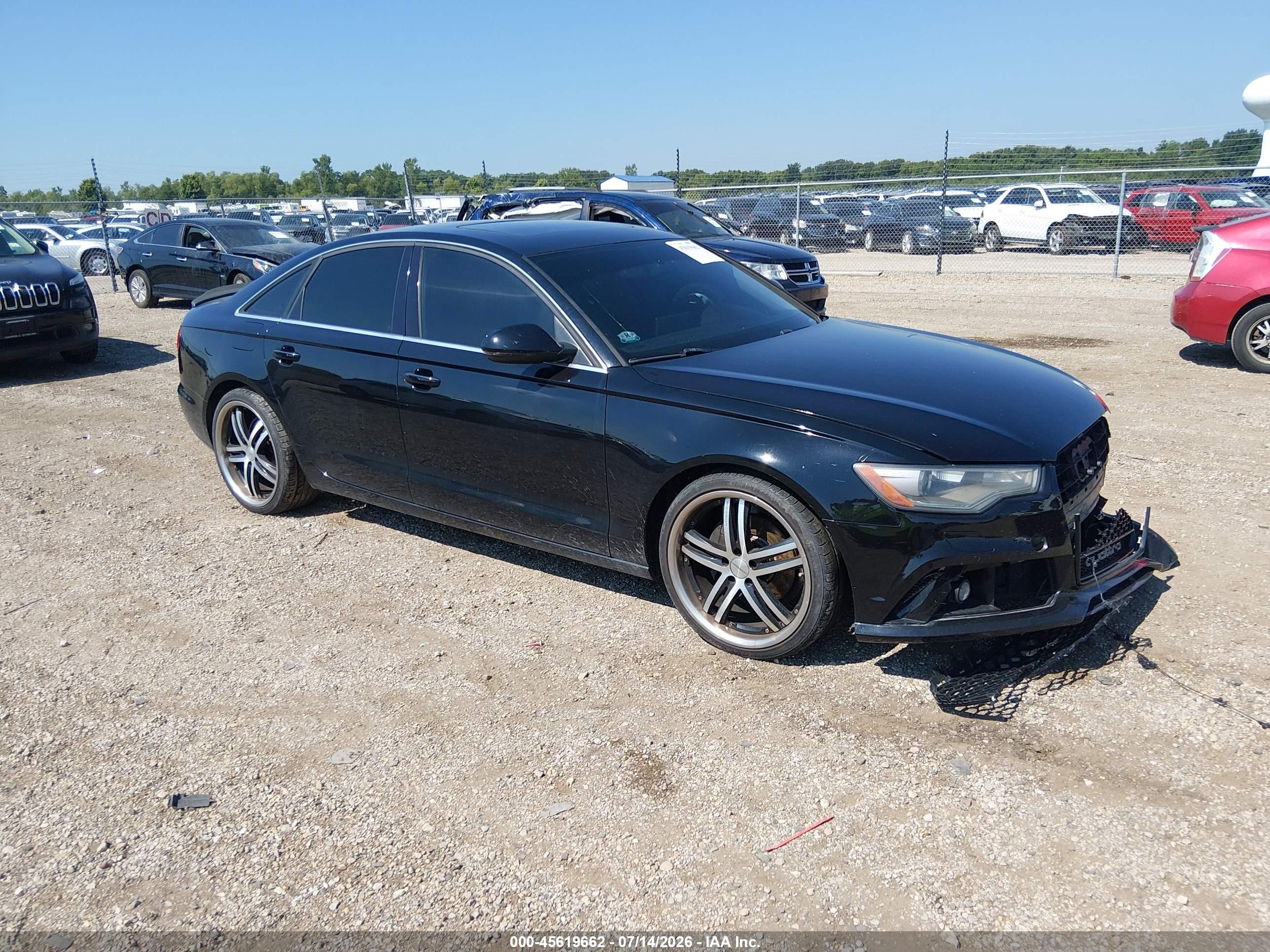 2013 Audi A6 2.0t Premium Black vin: WAUGFAFC3DN060753