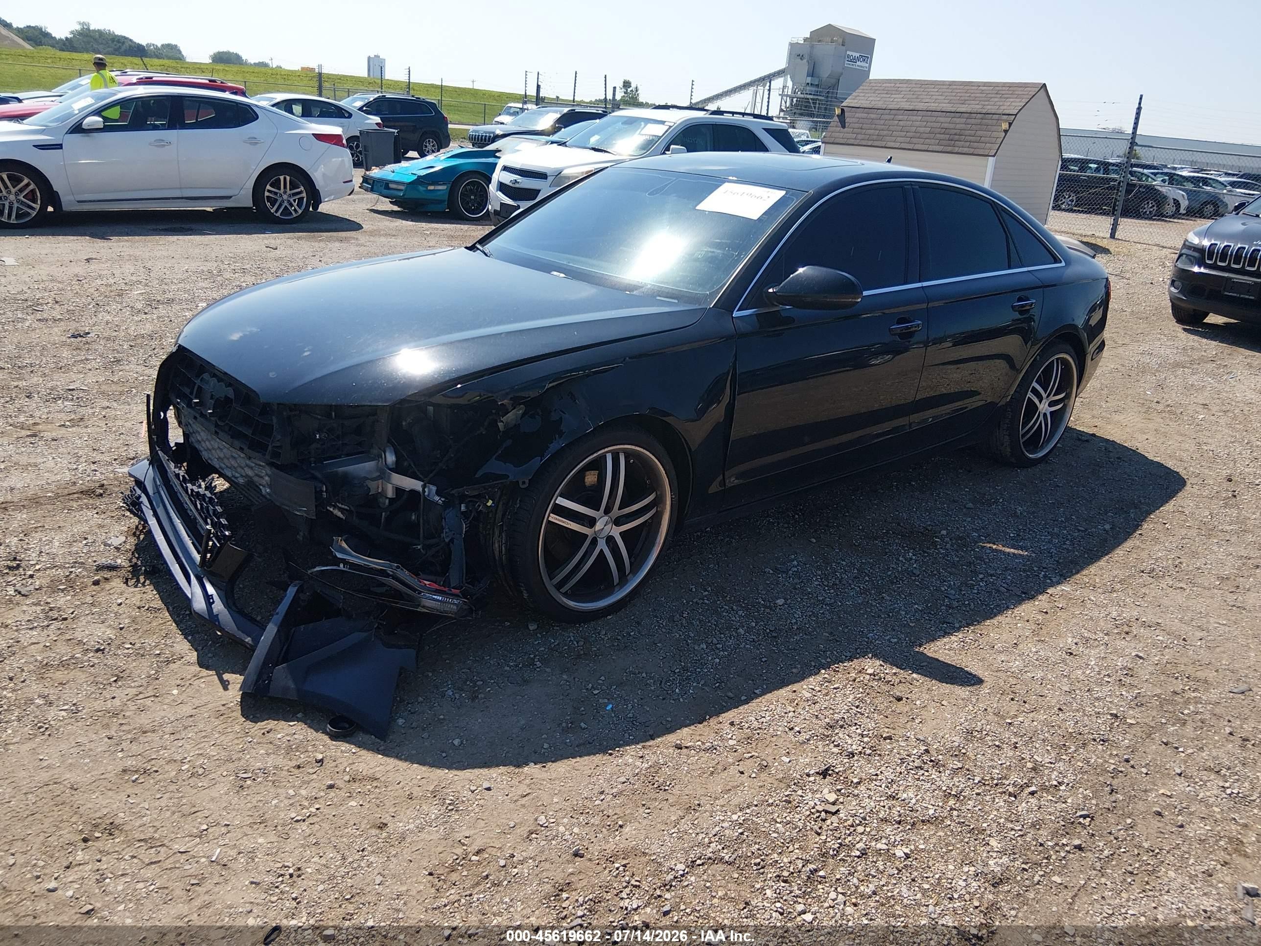 2013 Audi A6 2.0t Premium Black vin: WAUGFAFC3DN060753