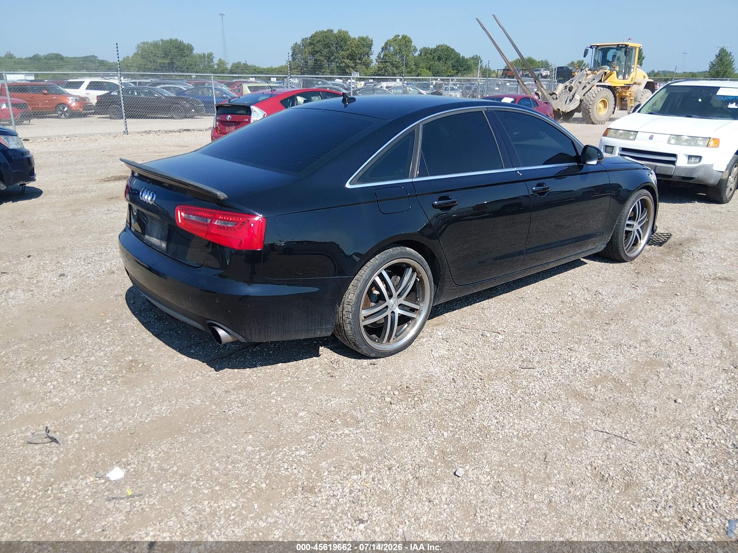 2013 Audi A6 2.0t Premium Black vin: WAUGFAFC3DN060753