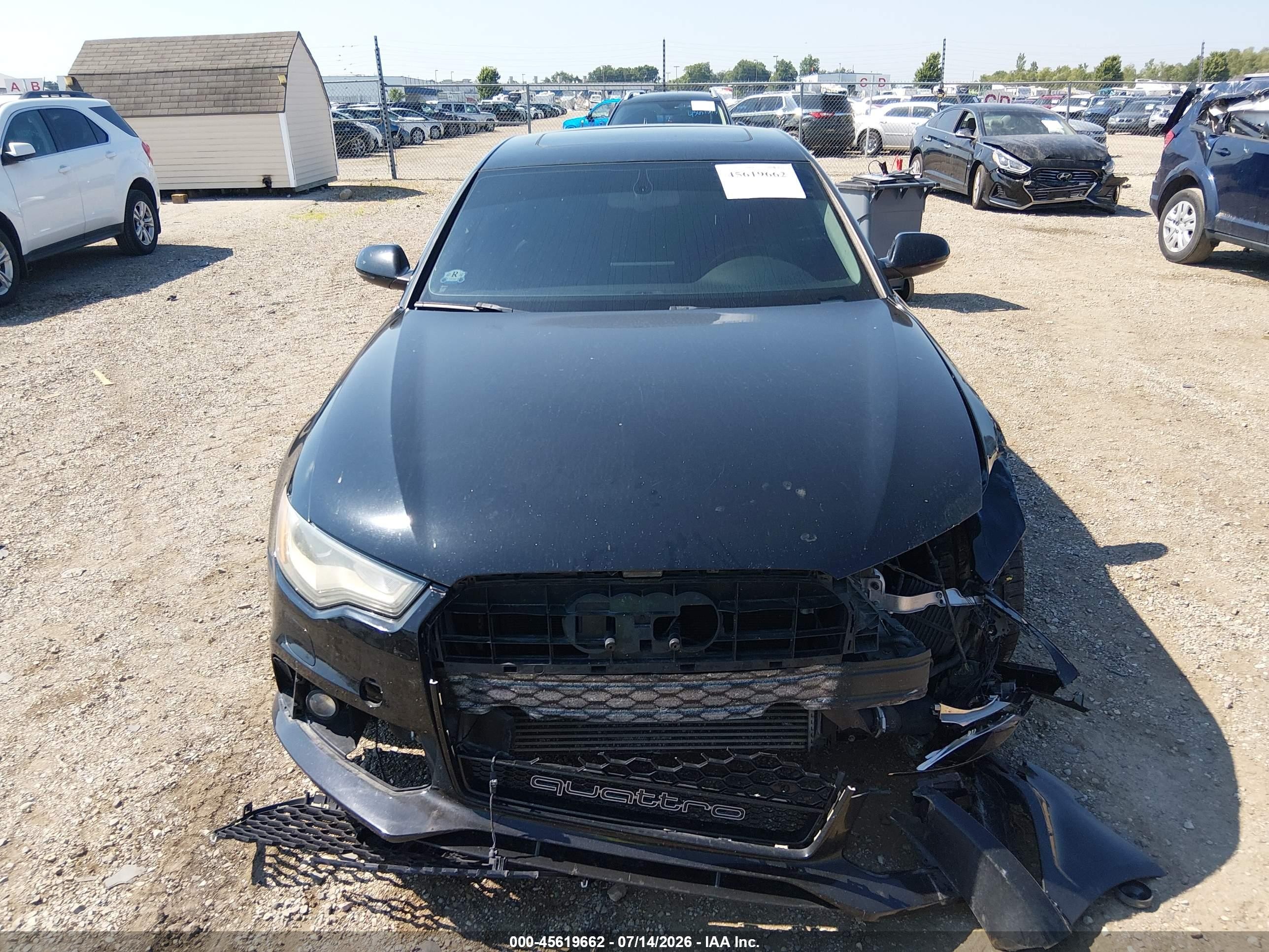 2013 Audi A6 2.0t Premium Black vin: WAUGFAFC3DN060753