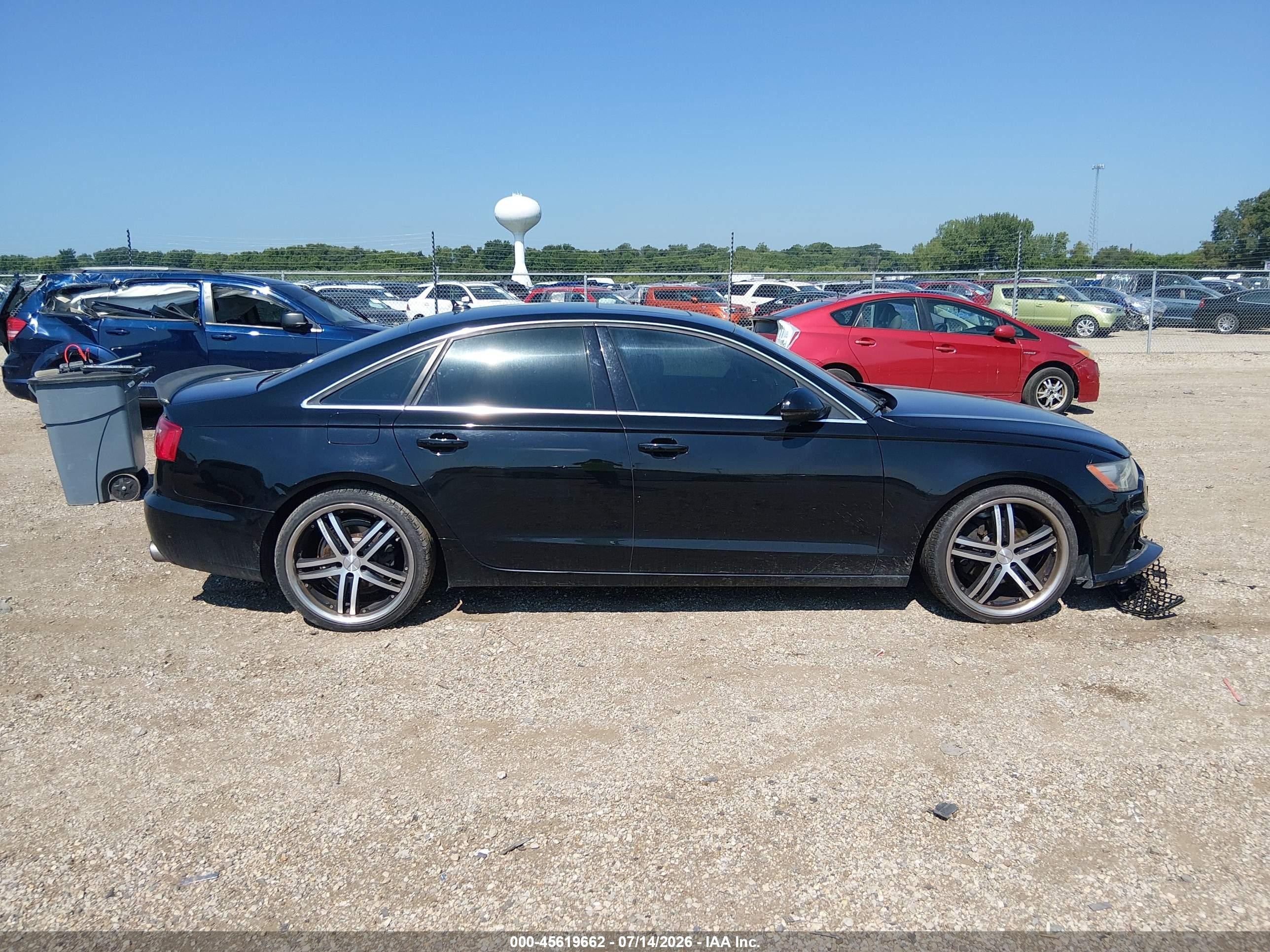 2013 Audi A6 2.0t Premium Black vin: WAUGFAFC3DN060753